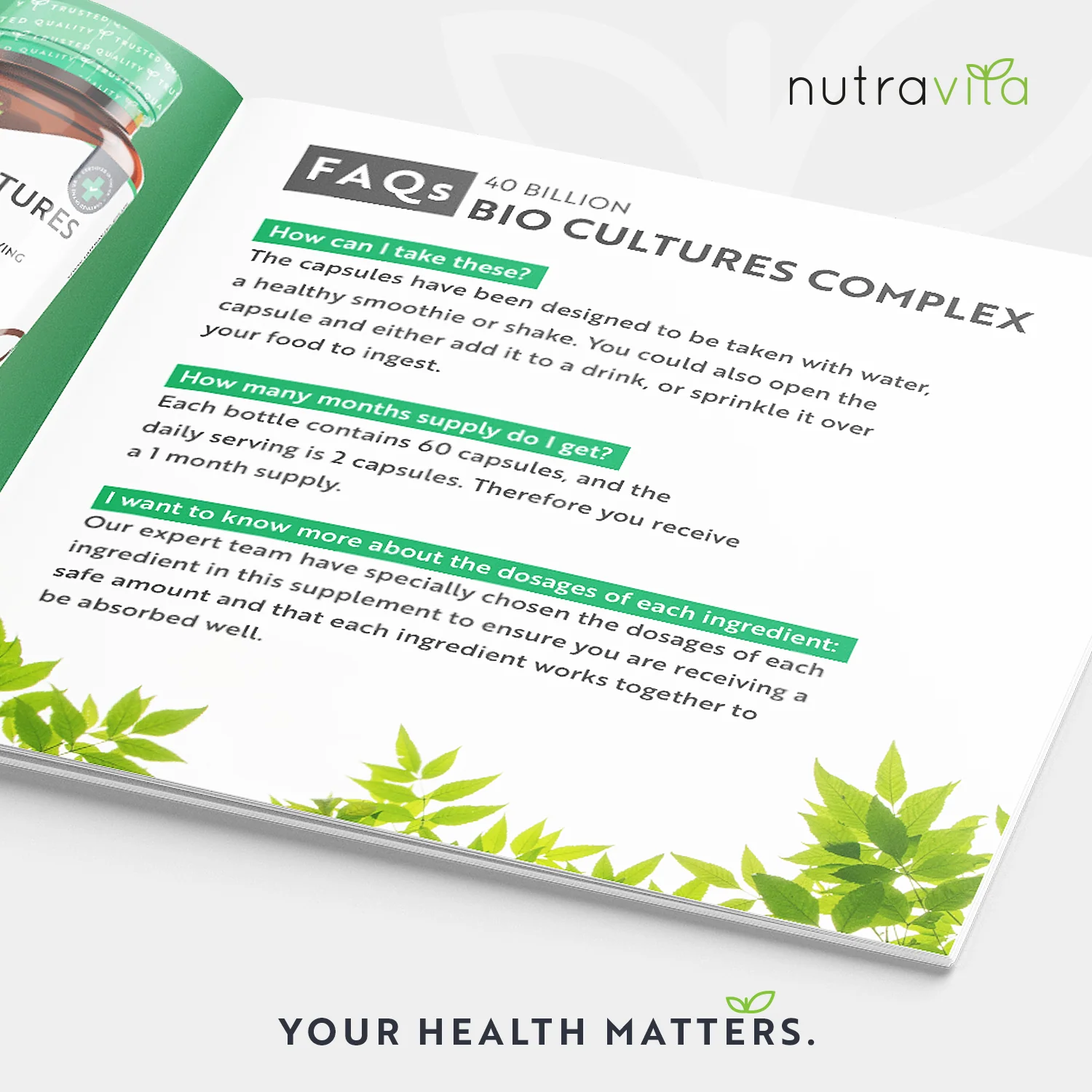 40 Billion CFU 15 Strain Bio Complex Cultures for Digestive Health - Image 4