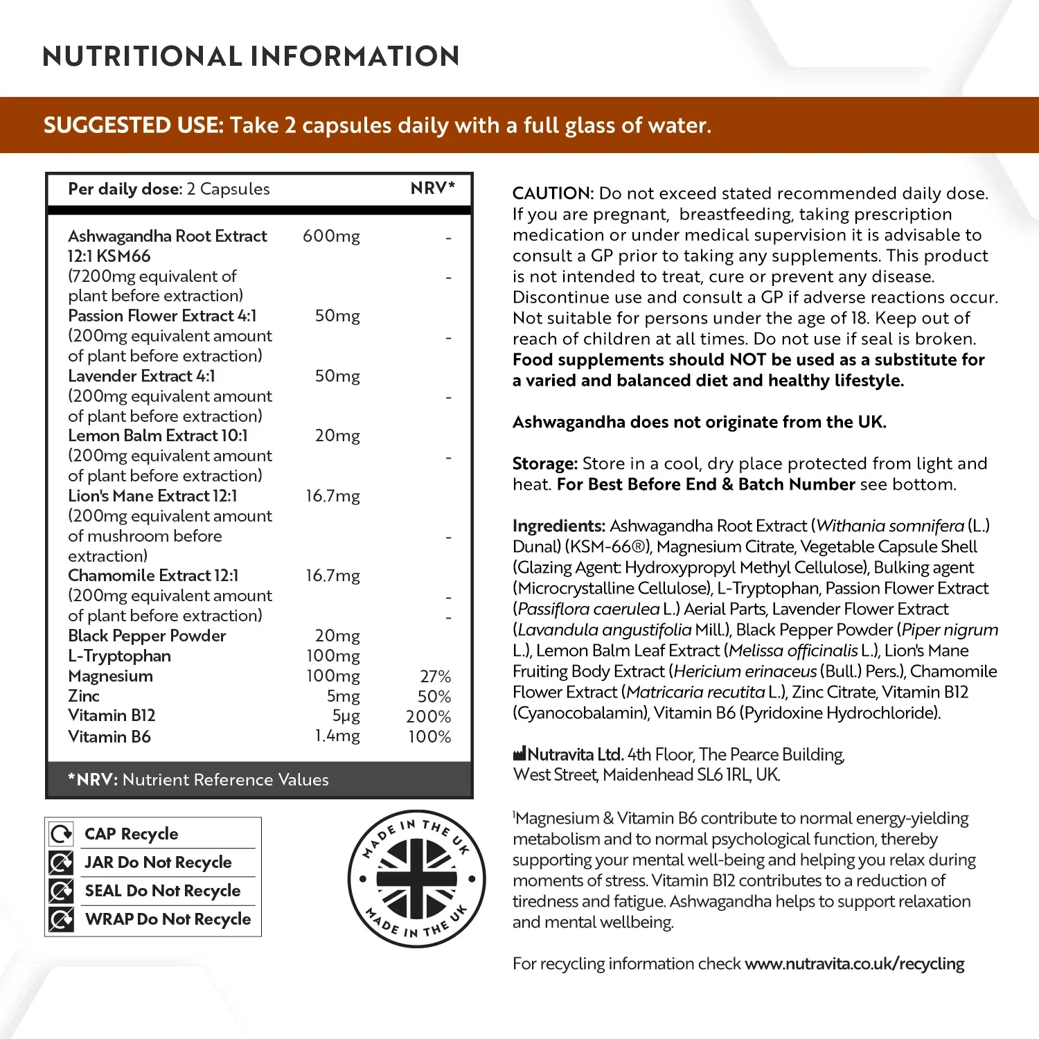 Ashwagandha Relax Complex - Image 6