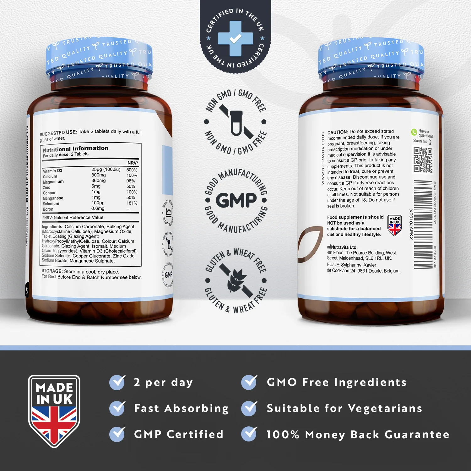 Calcium Magnesium Zinc & Vitamin D3 - Image 3