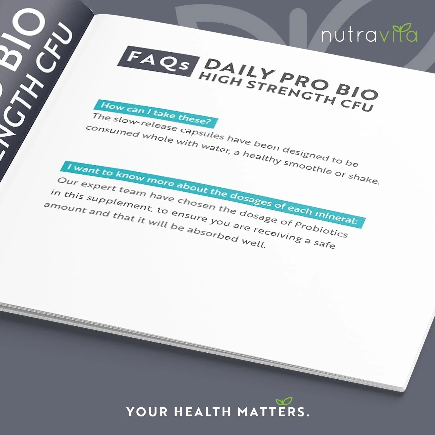 Daily Probiotics - High Strength CFU - Image 3