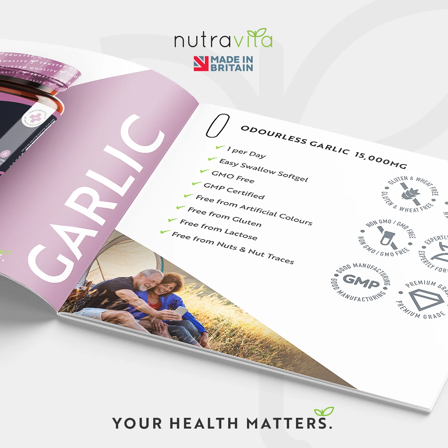 Garlic 180 Soft Gel Capsules - Image 5