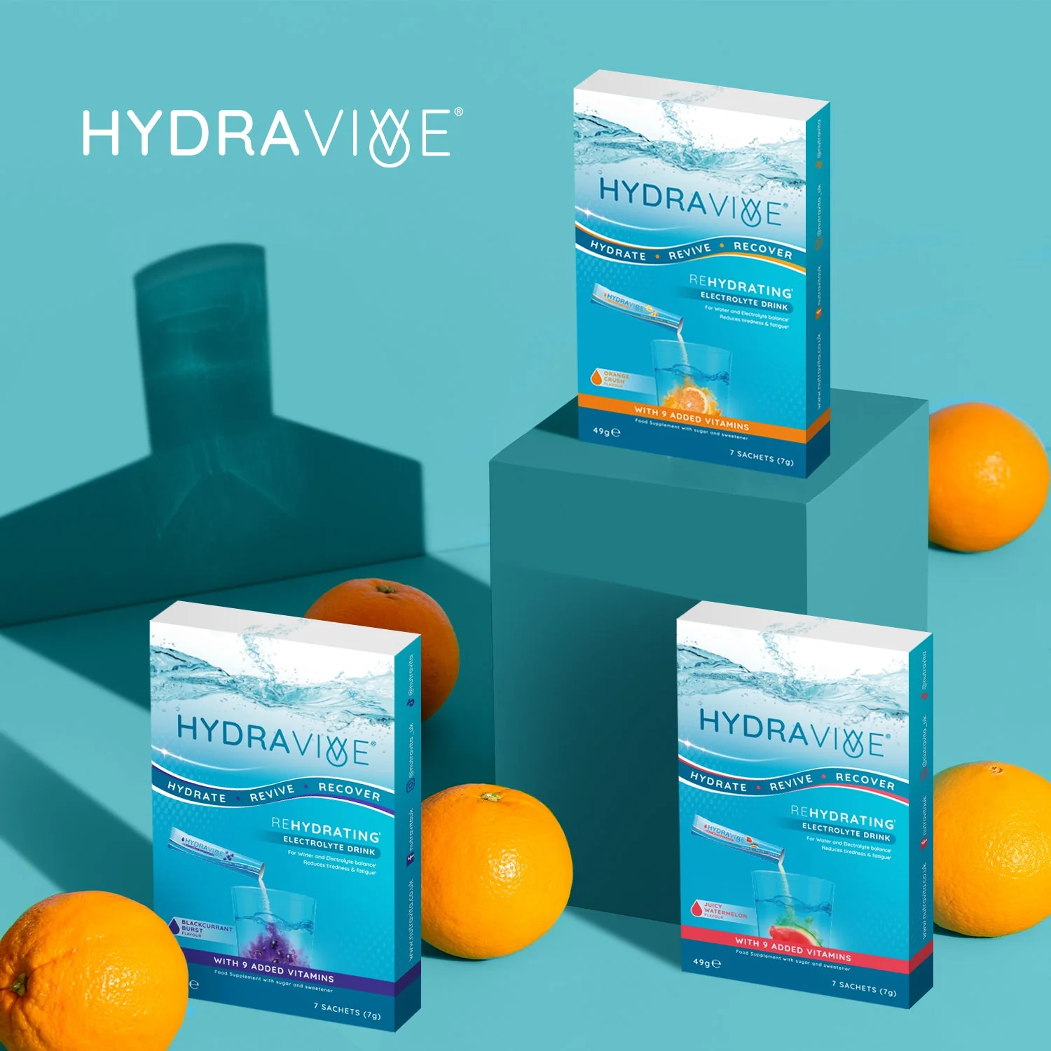 Hydravive Rapid Rehydration Electrolytes Powder - 21 Pack Orange - Image 7