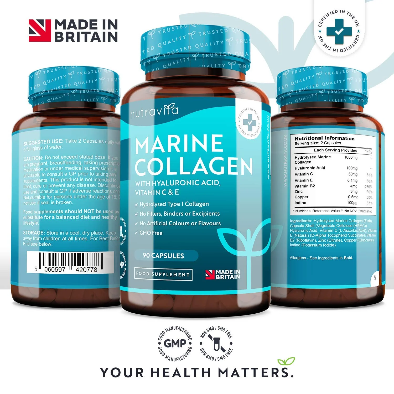 Hydrolysed MarineCollagen with Hyaluronic Acid - Image 5