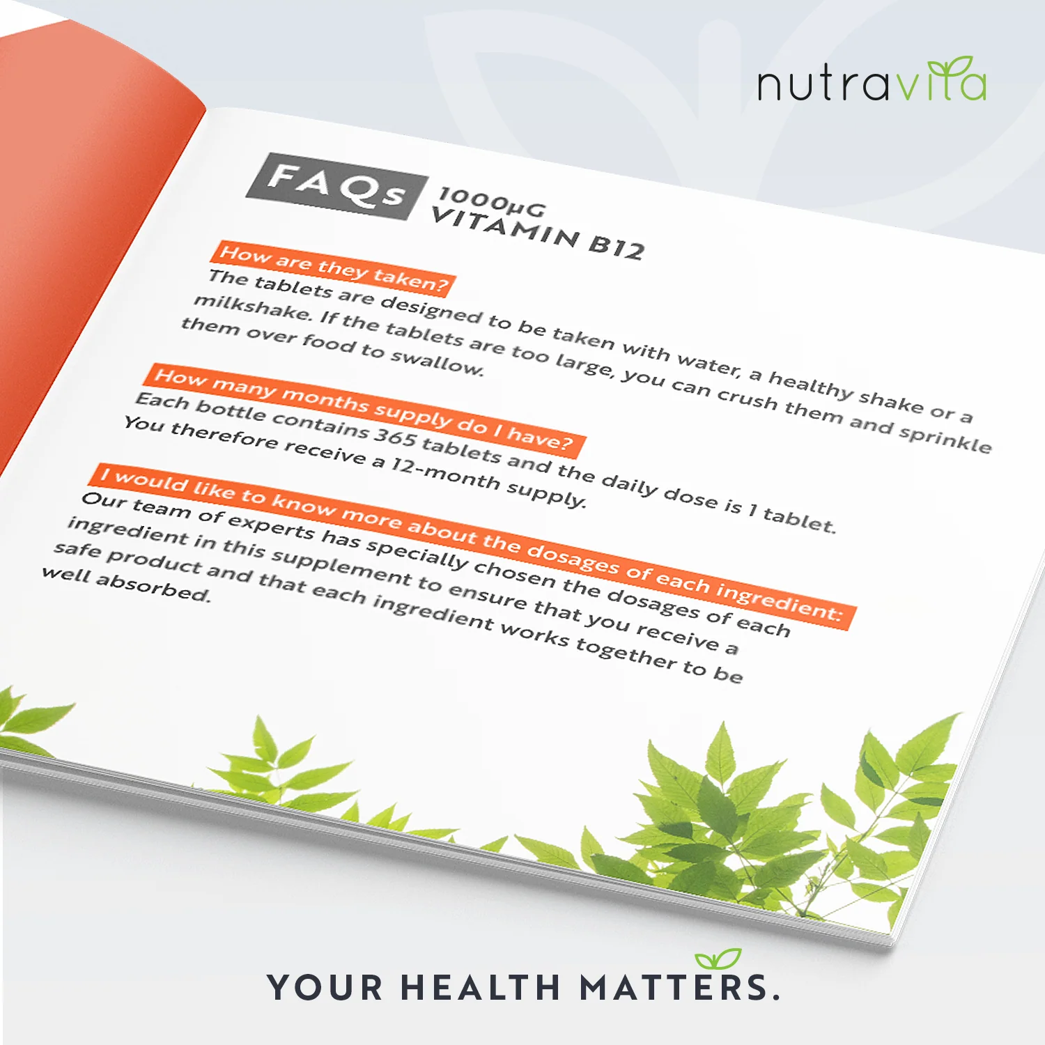 Vitamin B12 - 365 tablets - Image 4