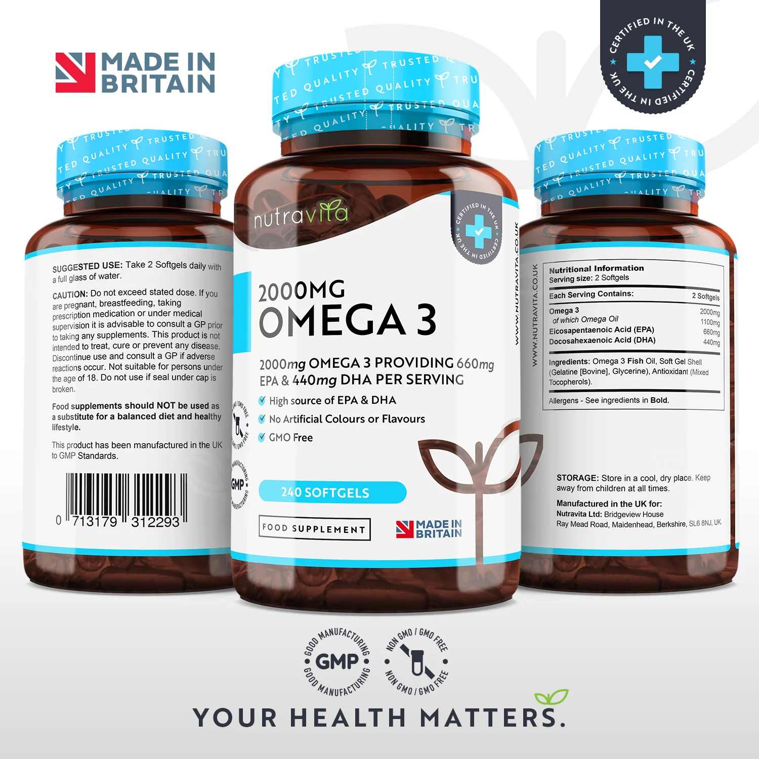 Omega 3 2000mg Pure Fish Oil - Image 4