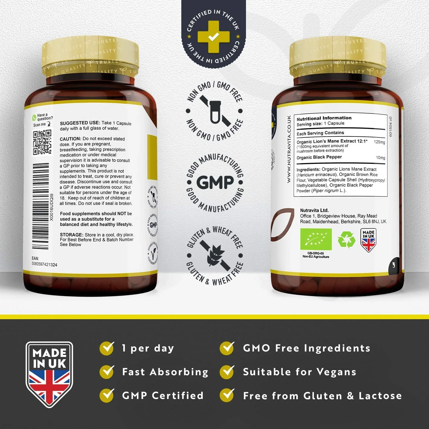 Organic Lions Mane - Image 4