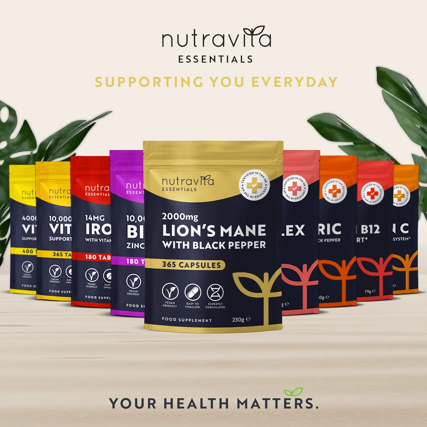 Organic Lions Mane 365 Vegan Capsules - Image 6