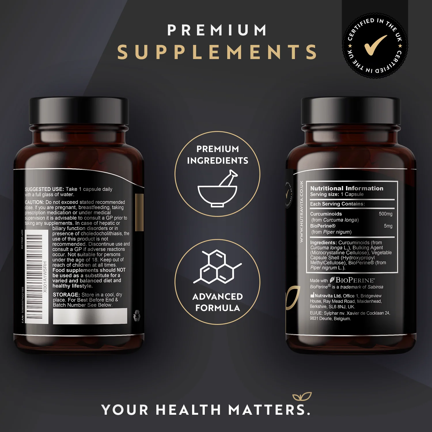 Premium Curcumin 95% Curcuminoids with Bioperine - Image 4