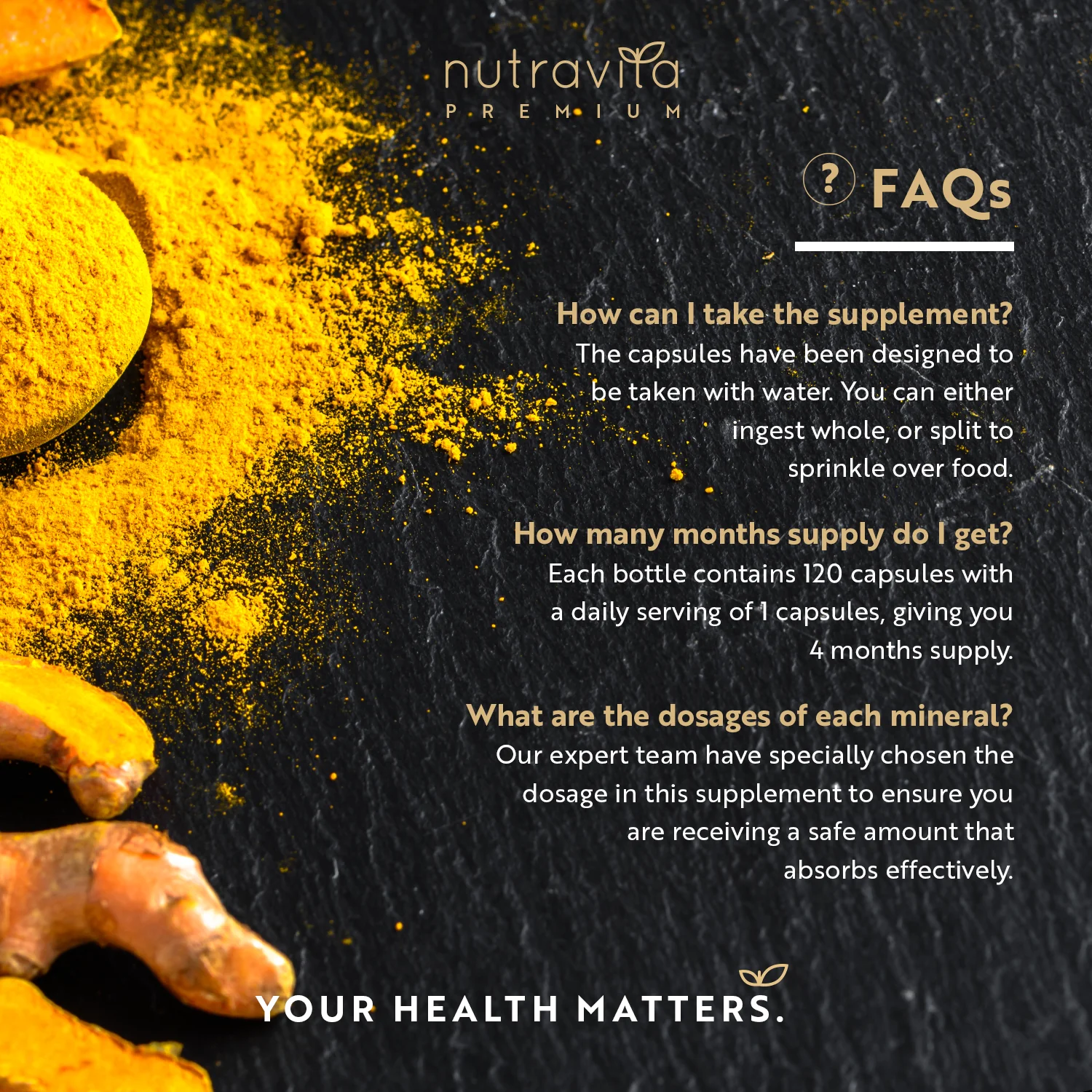 Premium Curcumin 95% Curcuminoids with Bioperine - Image 5