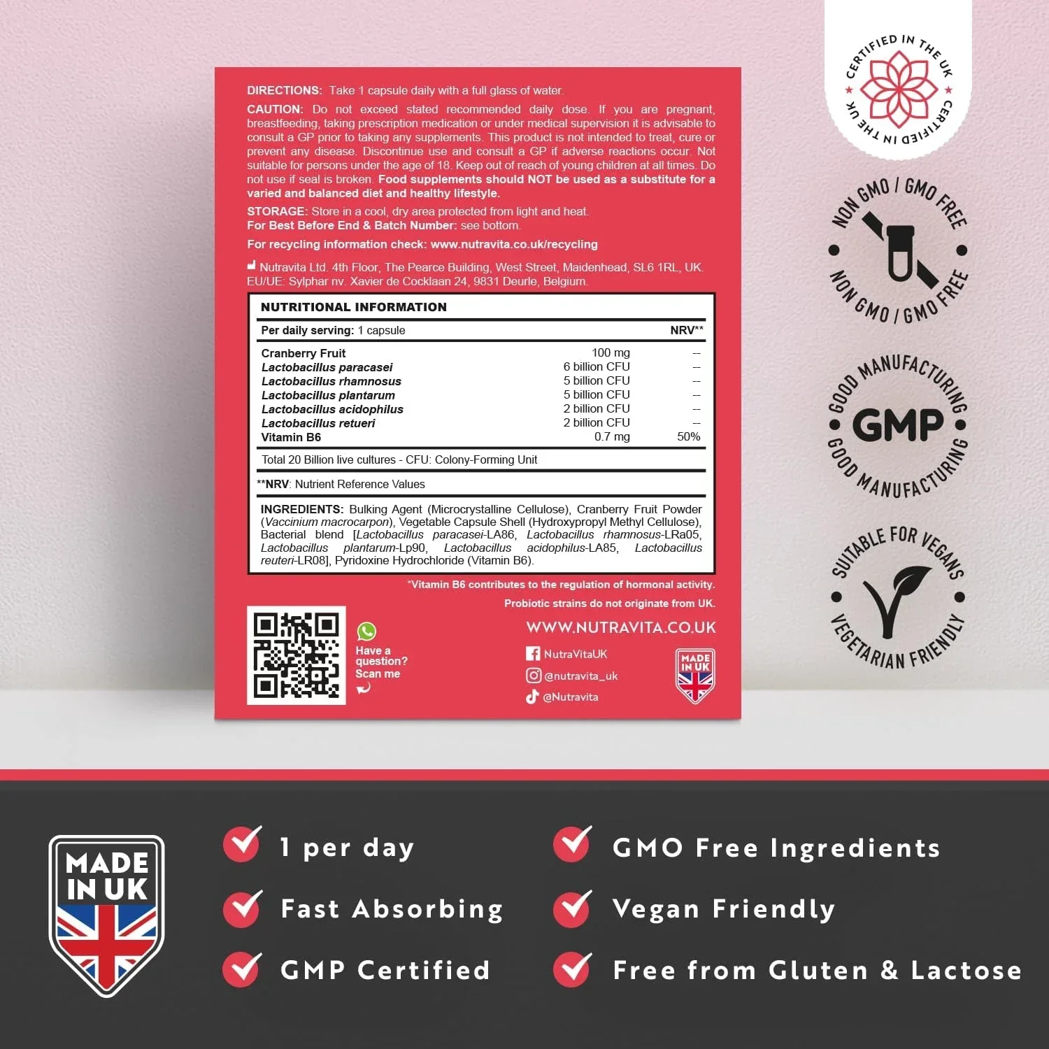 Probiotics for Women - 20 Billion CFU with 5 Live Strains - Image 5