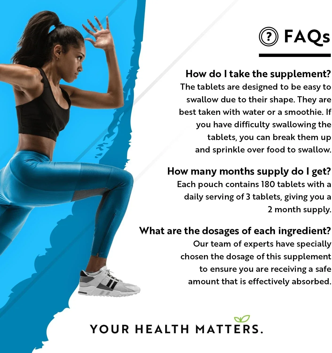 Taurine 1500mg - 180 Tablets - Image 4