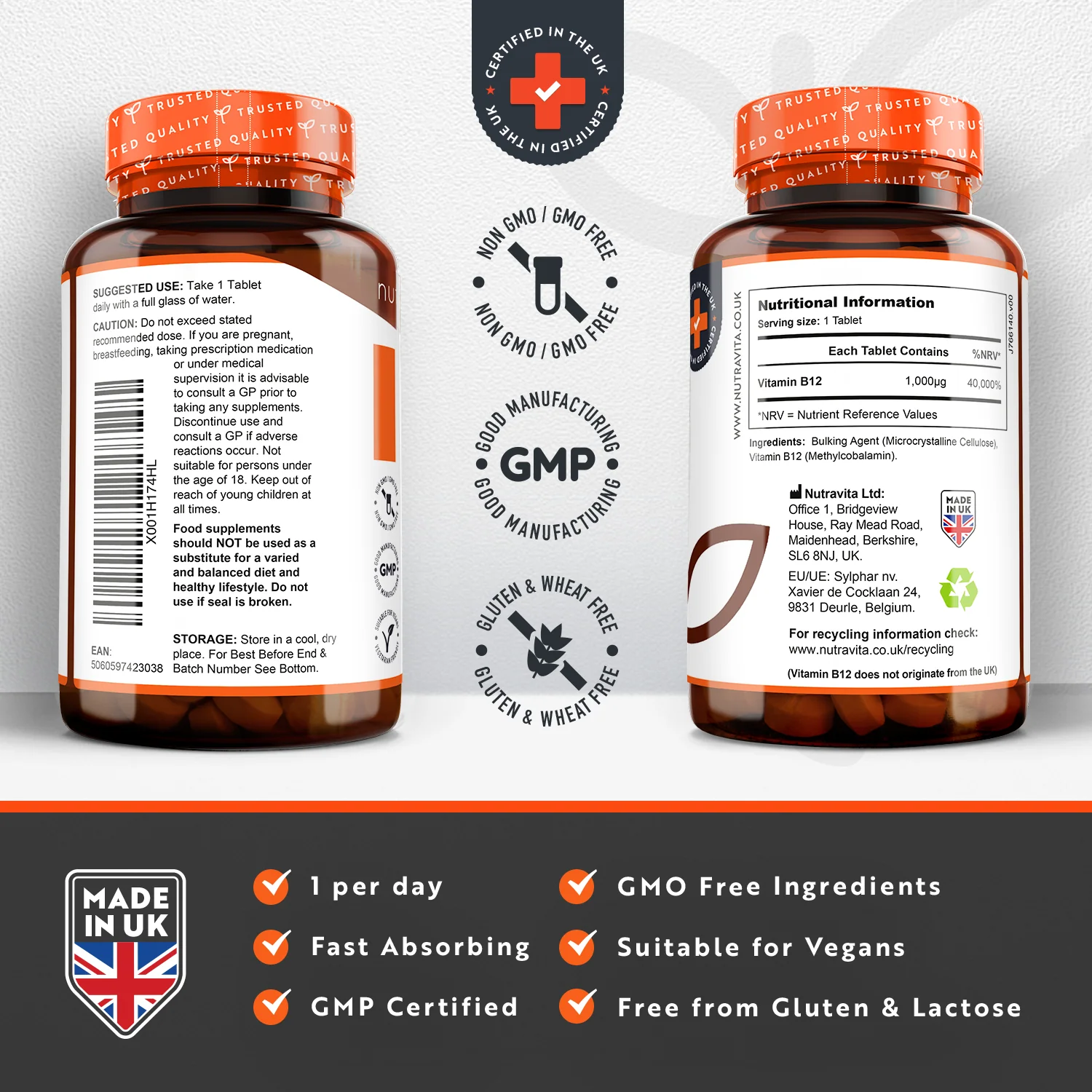 Vitamin B12 - 450 tablets - Image 3