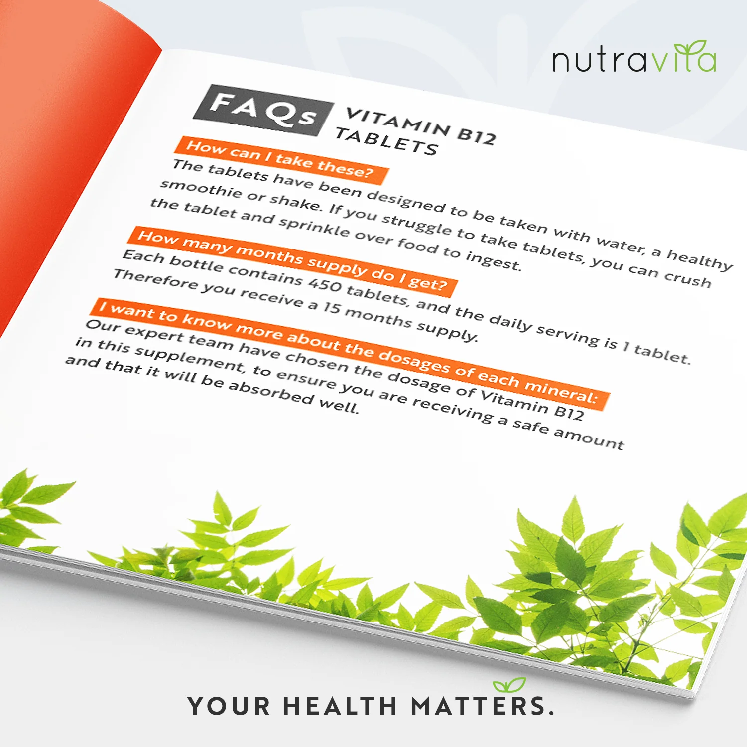 Vitamin B12 - 450 tablets - Image 4