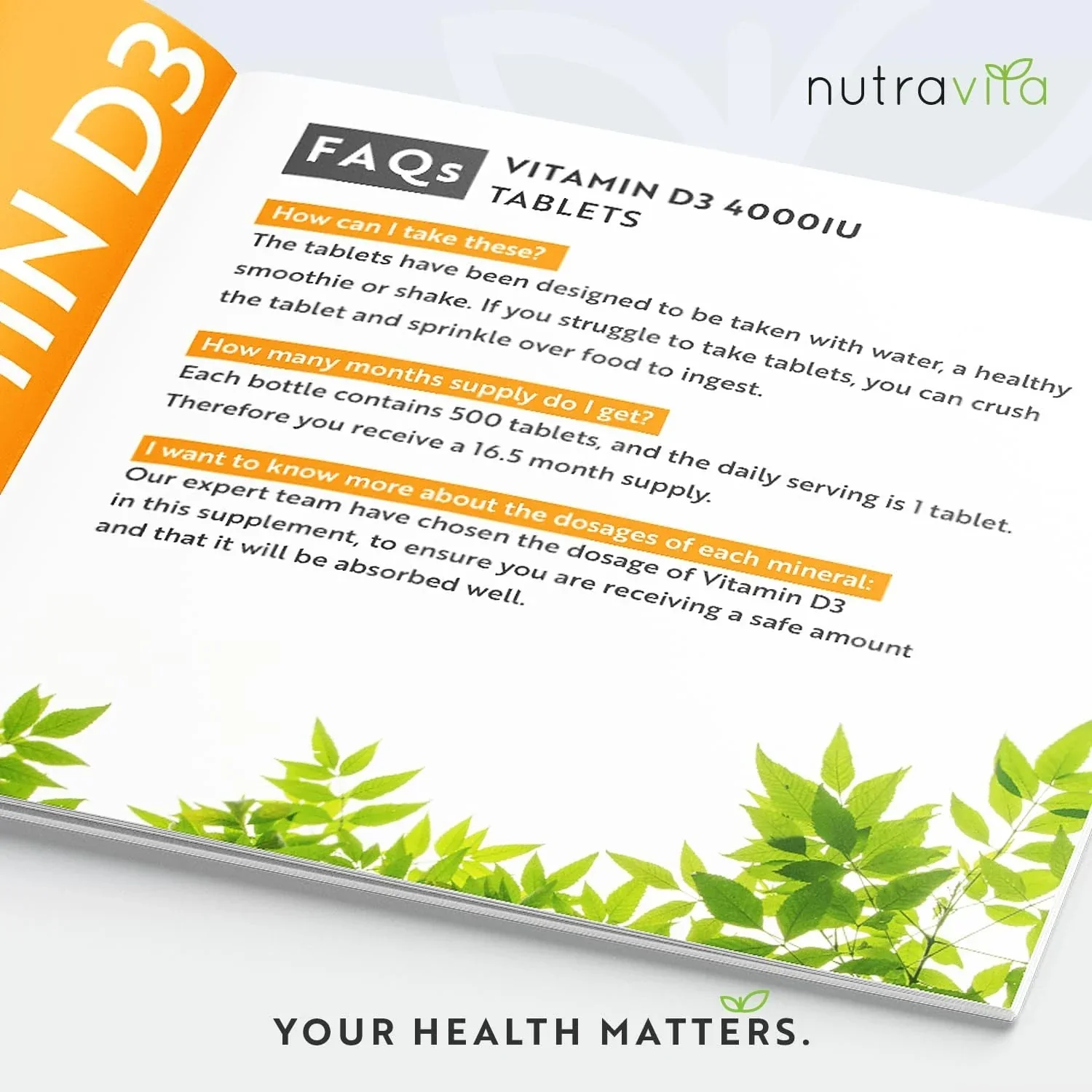 Vitamin D 4000 IU - Max Strength - Image 5