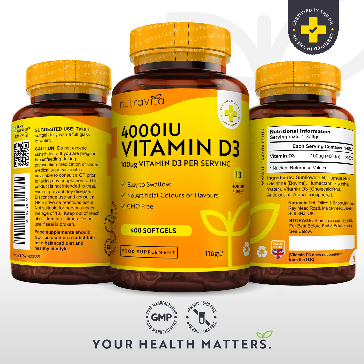 Vitamin D3 4000IU - Image 4