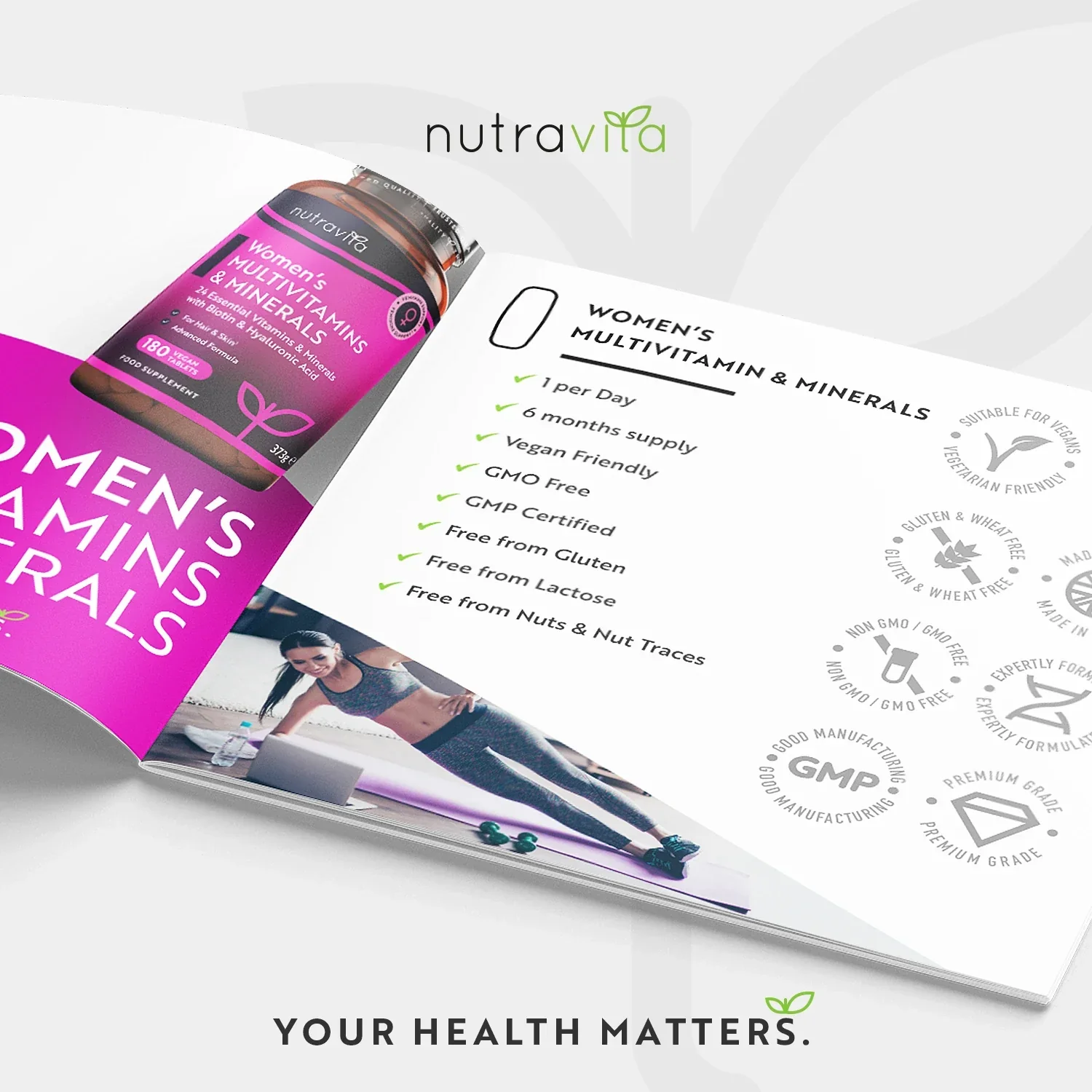 Women's Multivitamins with Biotin and Hyaluronic Acid - Image 4