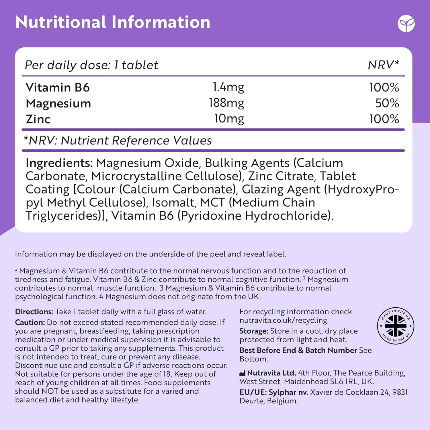 Zinc, Magnesium & Vitamin B6 - Image 7